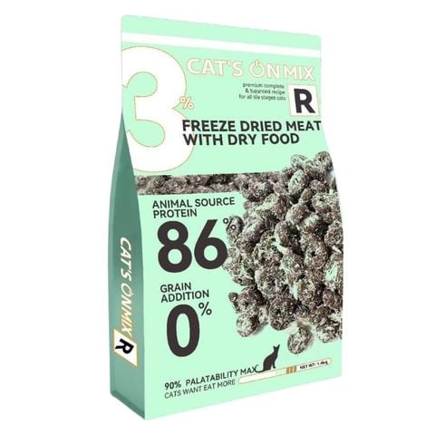 Hạt Cat's On Mix R Có Thịt Chà Bông Cho Mèo Mọi Lứa Tuổi 