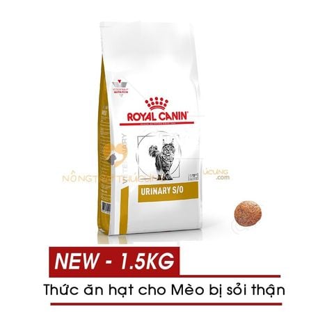  Hạt Mèo bị sỏi thận ROYAL CANIN URINARY S/O - 400g/1.5kg 