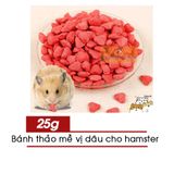  Bánh Thảo Mễ Vị Dâu Cho Hamster 25g 