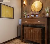  Mẫu bàn thờ 1m53 phong cách Việt Halamp BTV007 