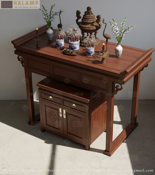 mẫu bàn thờ gia tiên đẹp