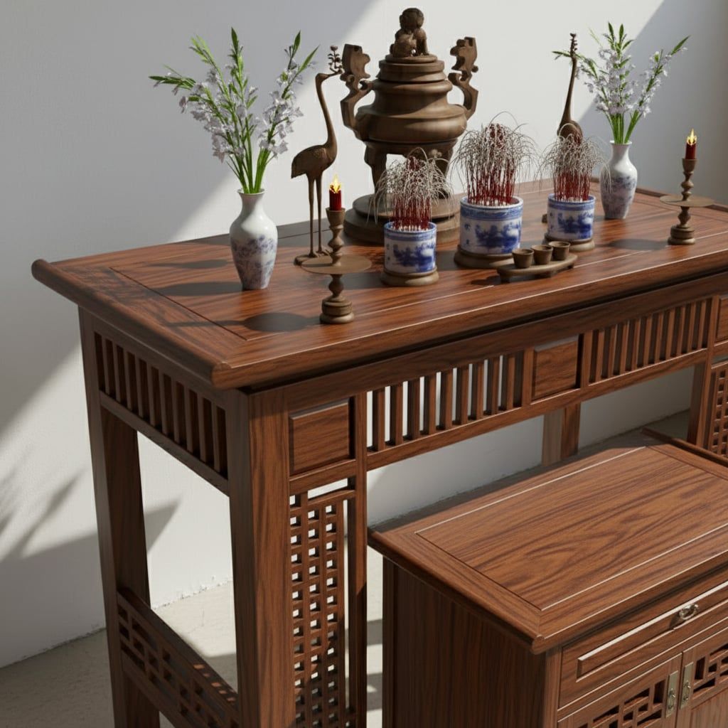  Bàn thờ Grandbois kiểu mới Halamp BTV004 