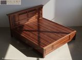  Giường Ngủ Gỗ Gụ Tự Nhiên Phong Cách Đông Dương Đương Đại GN004 