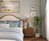  Giường ngủ Indochine gỗ tự nhiên GN014 
