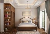  Giường ngủ Indochine gỗ tự nhiên GN014 