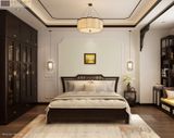  Giường Ngủ Gỗ Tự Nhiên 1,8×2m Nét Thiết Kế Tân Cổ Điển Chạm Họa Văn Á Đông 