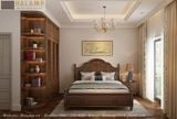  Giường ngủ Indochine gỗ tự nhiên GN012 