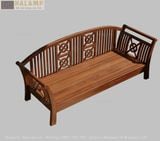  Sofa chân cong gỗ tự nhiên SF014 phù hợp với phòng khách rộng 