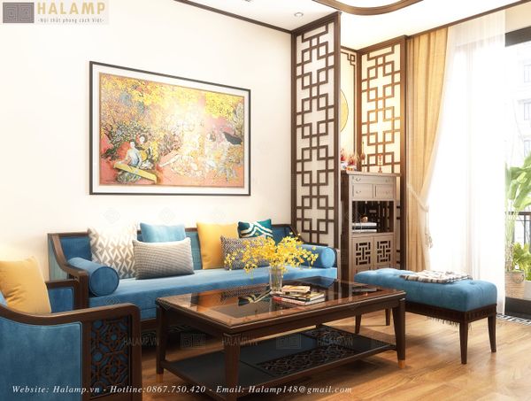thiết kế nội thất phong cách indochine