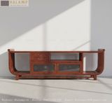  Mẫu tủ kệ ti vi gỗ Việt Art deco KTV005 