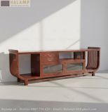  Mẫu tủ kệ ti vi gỗ Việt Art deco KTV005 