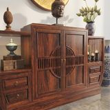  Tủ Đặt Tượng Phật Gỗ Tự Nhiên Phong Cách Việt Đương Đại TT001 