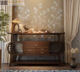  Tủ Console Gỗ Tự Nhiên Phong Cách Grand Bois C004 