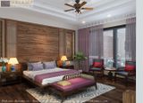  Mẫu giường ngủ gỗ tự nhiên Halamp 01 