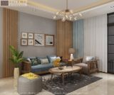  Bộ sofa gỗ Việt hiện đại Halamp SF017 