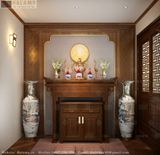  Mẫu bàn thờ gia tiên đơn giản đẹp Halamp BTV001 