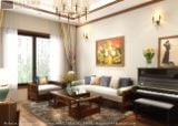 Bộ sofa phòng khách gỗ Việt Halamp SF018 