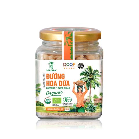  Đường hoa dừa organic Sokfarm 150g 