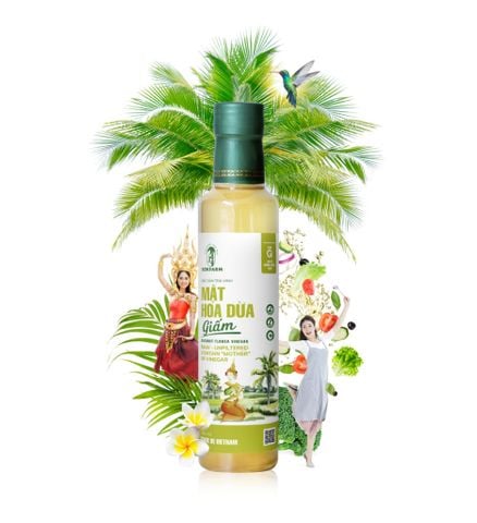  Giấm mật hoa dừa organic Sokfarm 265ml 