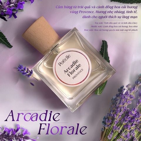  Nước Hoa Nam Nữ Poécile, Arcadie Florale 15ml - 50ml 