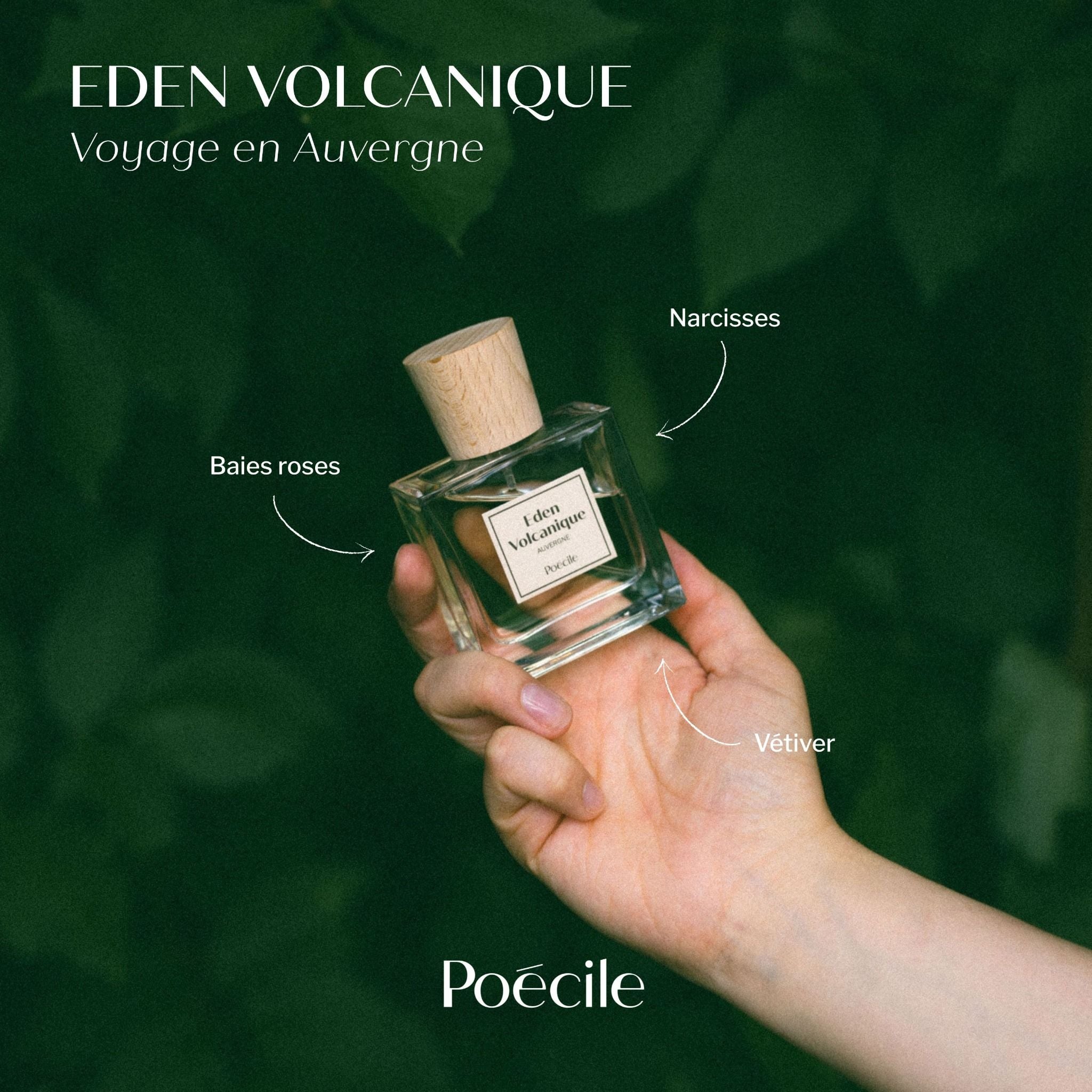  Nước Hoa Nam Nữ Poécile, Eden Volcanique 15ml - 50ml 