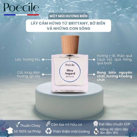  Nước Hoa Nam Nữ Poécile, Bleu Asgard 15ml - 50ml 