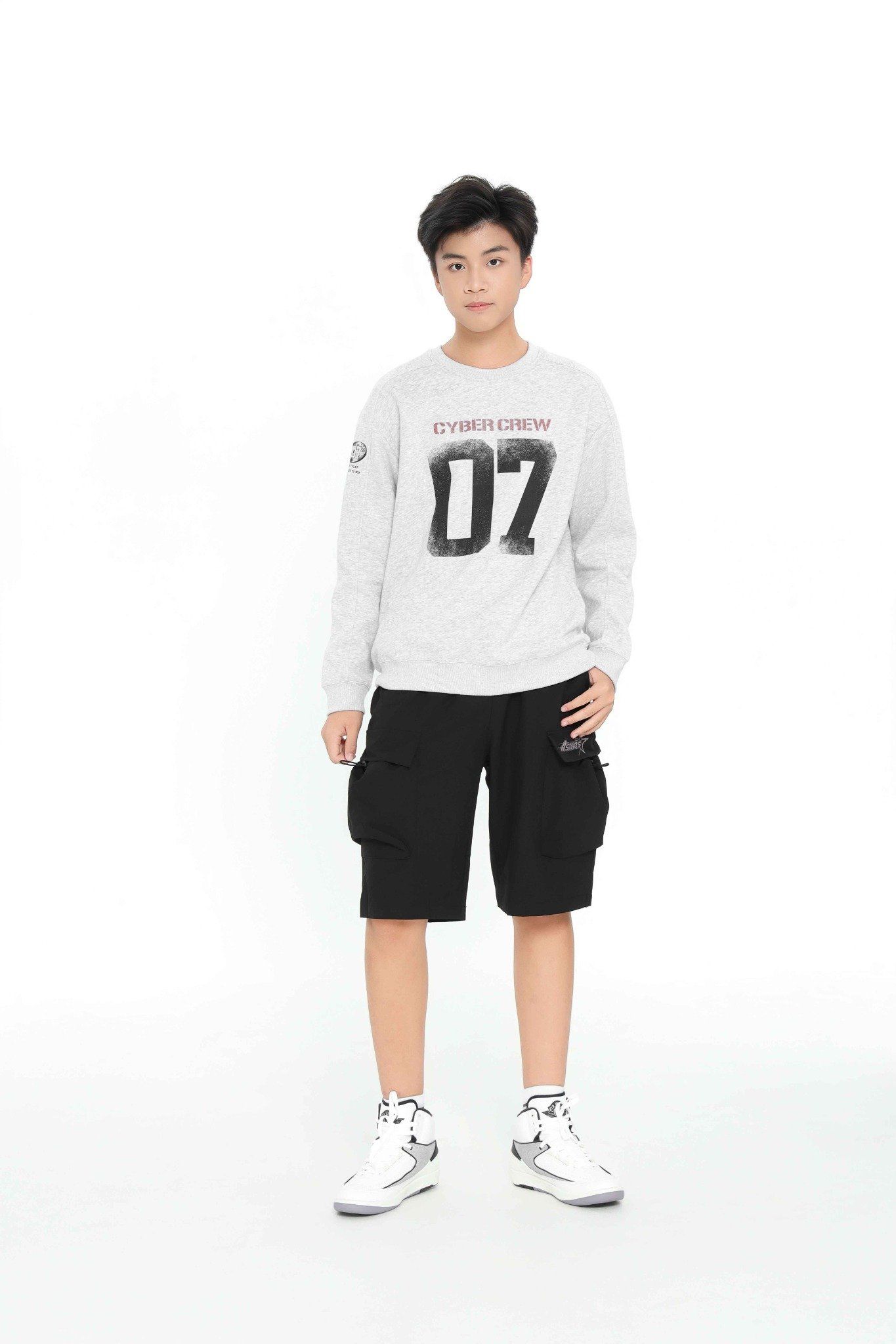  Áo Sweatshirt teen boy Chiho TSW505R 