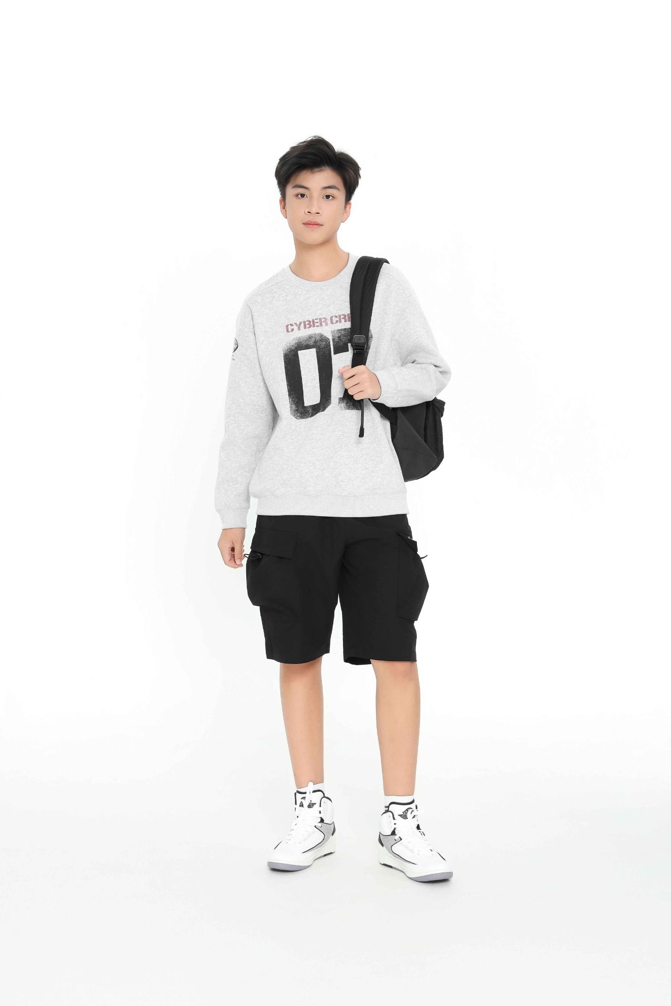  Áo Sweatshirt teen boy Chiho TSW505R 