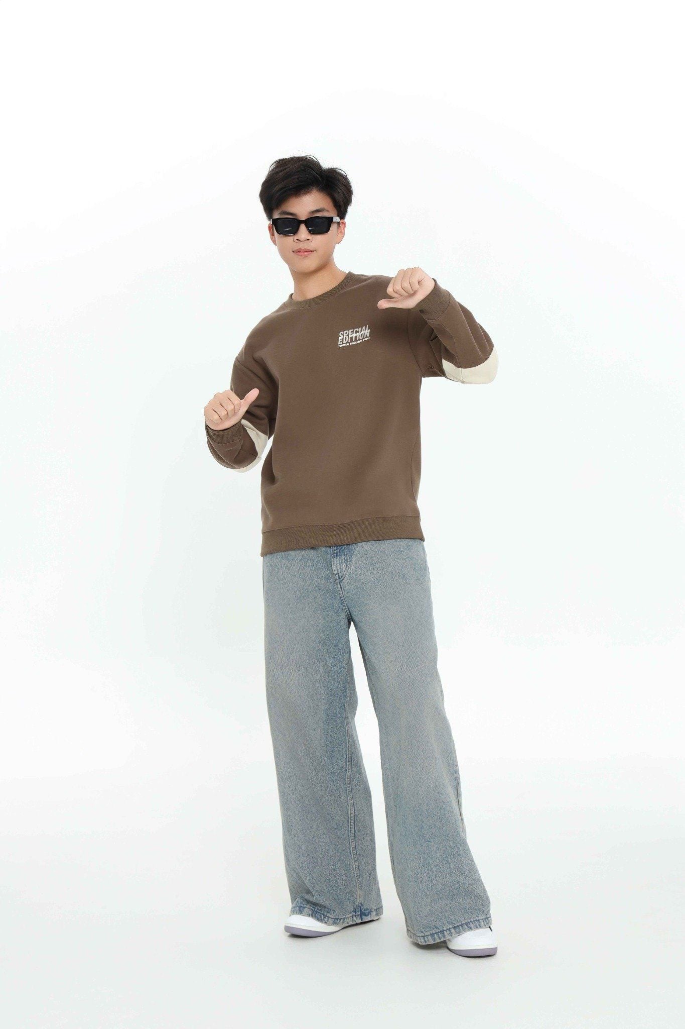  Áo Sweatshirt teen boy Chiho TSW507R 