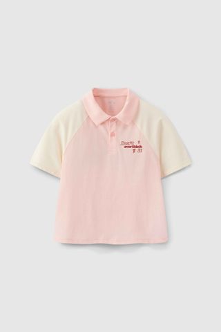 Áo polo bé gái