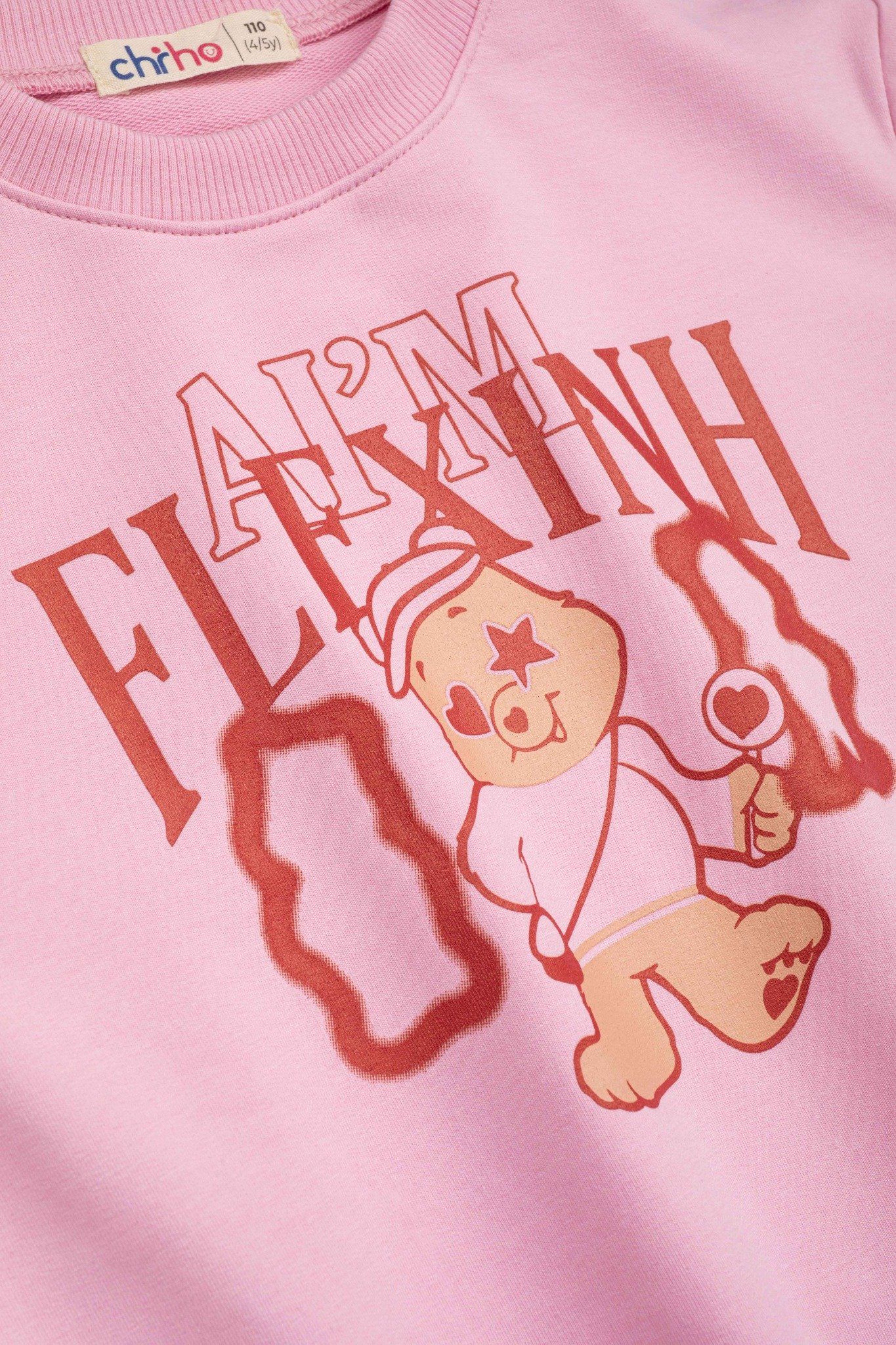  Áo nỉ bé gái CHIHO GSW502R 