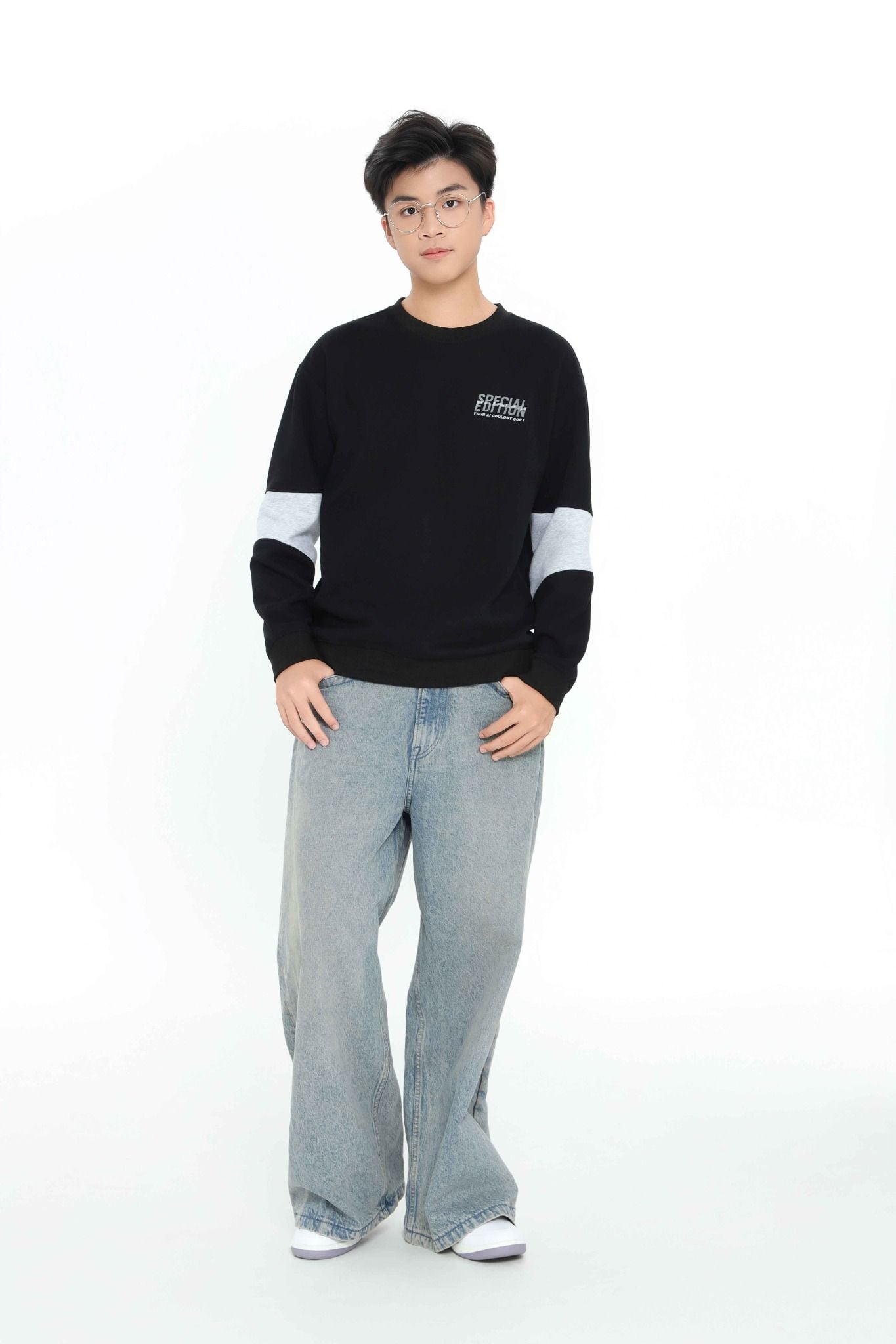  Áo Sweatshirt teen boy Chiho TSW507R 