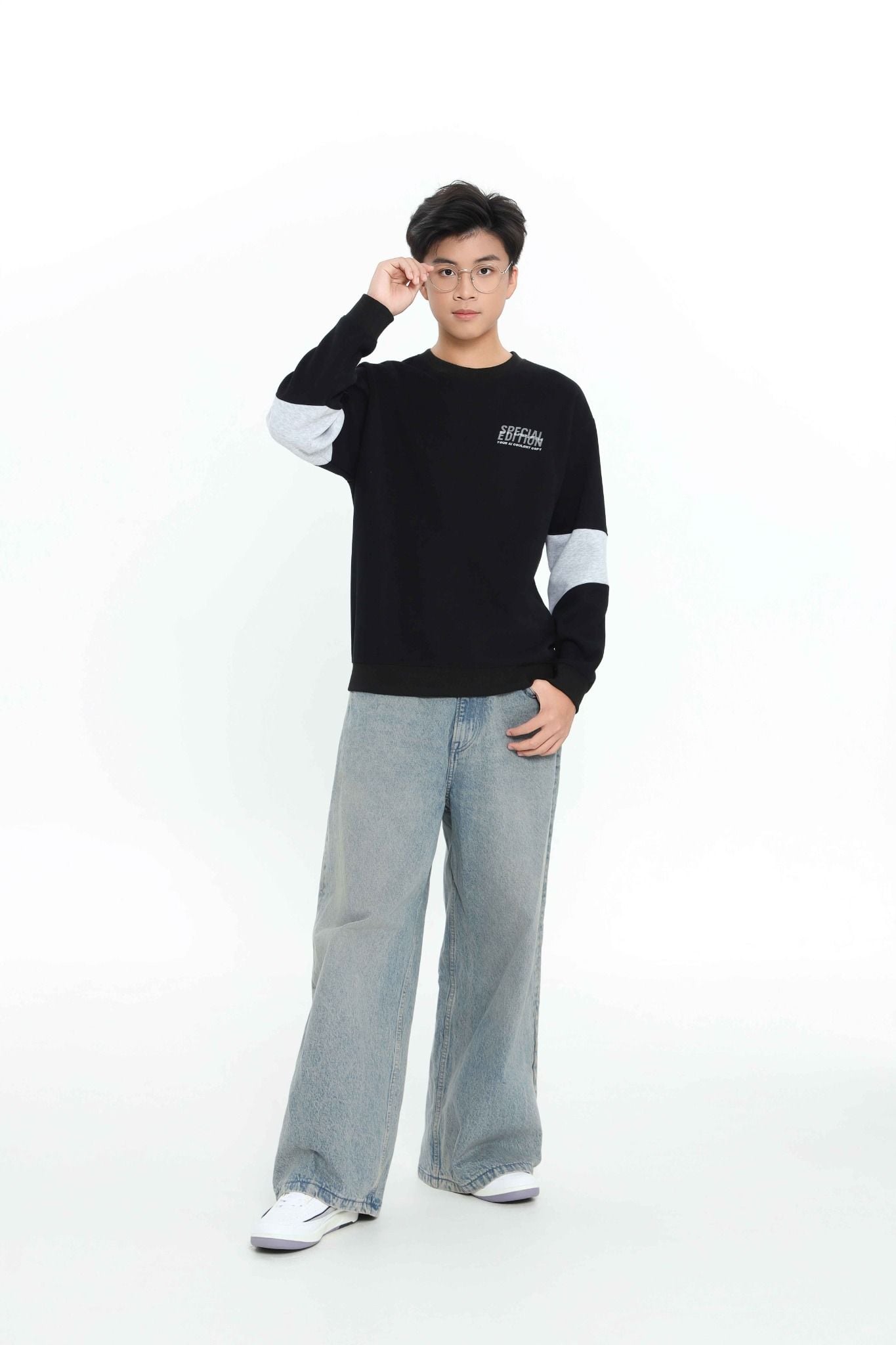  Áo Sweatshirt teen boy Chiho TSW507R 