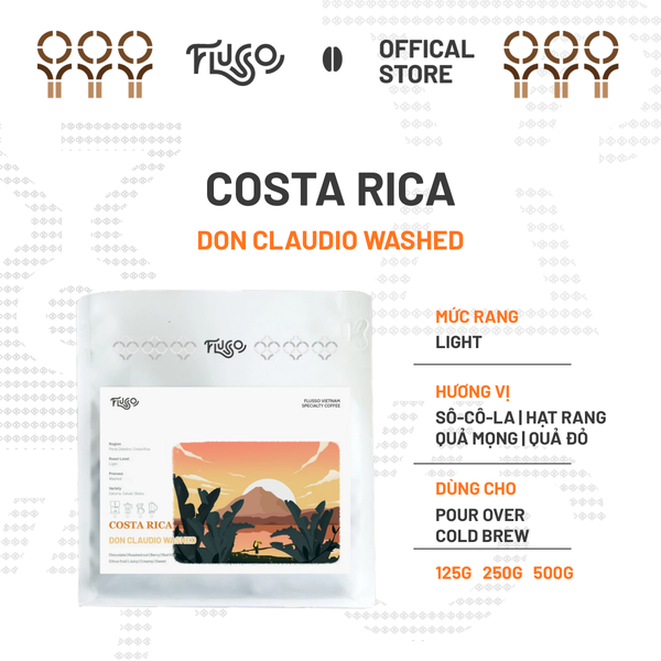  Cà Phê Specialty Costa Rica Don Claudio Washed 