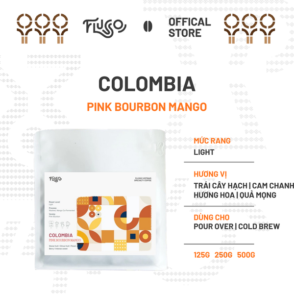  Cà Phê Colombia Pink Bourbon Mango 