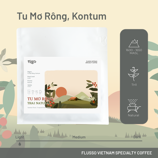  Cà phê Flusso THA1 Kon Tum 