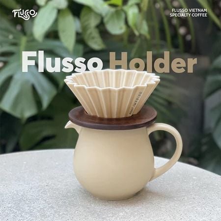  Đế gỗ để phễu Origami - Flusso Holder 