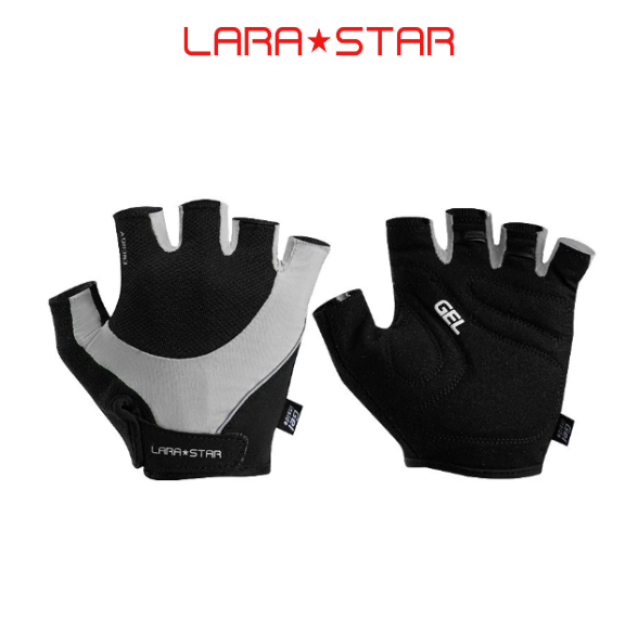  LS0740 - GĂNG TAY ĐẠP XE, TẬP GYM CÓ GEL CHỐNG SỐC 