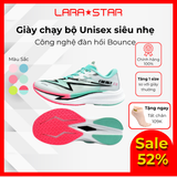 [GIÁ TỐT] Giày Chạy Bộ Thể Thao Lara Star Energy 2.0 LS1037 Siêu Nhẹ,Thoáng Khí, Tấm Đẩy PeBax 