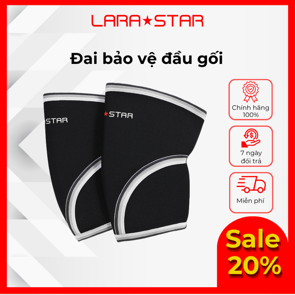  LS0330 - BĂNG BẢO VỆ ĐẦU GỐI (7MM) DÙNG CHO TẬP LUYỆN SQUAT, NÂNG TẠ, GYM 