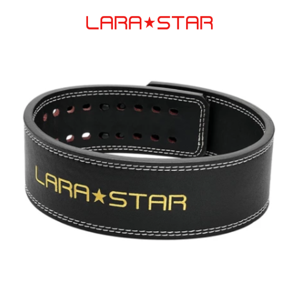  LS0893 - ĐAI LƯNG TẬP GYM KHÓA LẪY DA BÒ NGUYÊN TẤM 