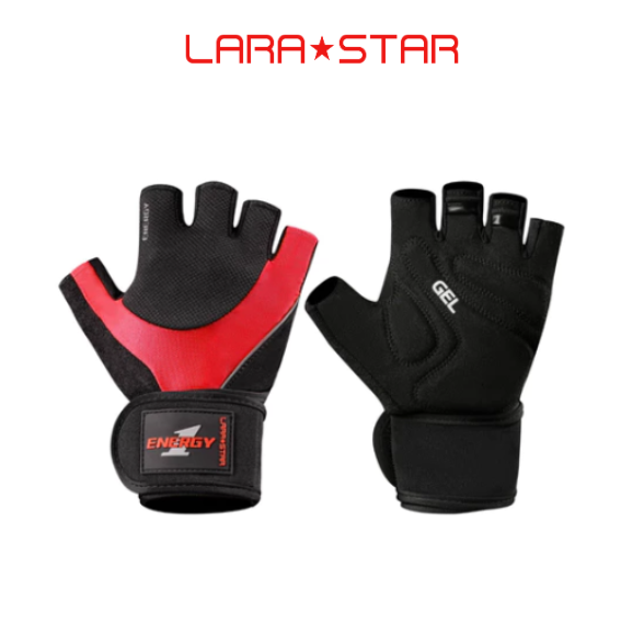  LS0740 - GĂNG TAY TẬP GYM CÓ GEL CHỐNG ĐAU, CHỐNG TRƯỢT 