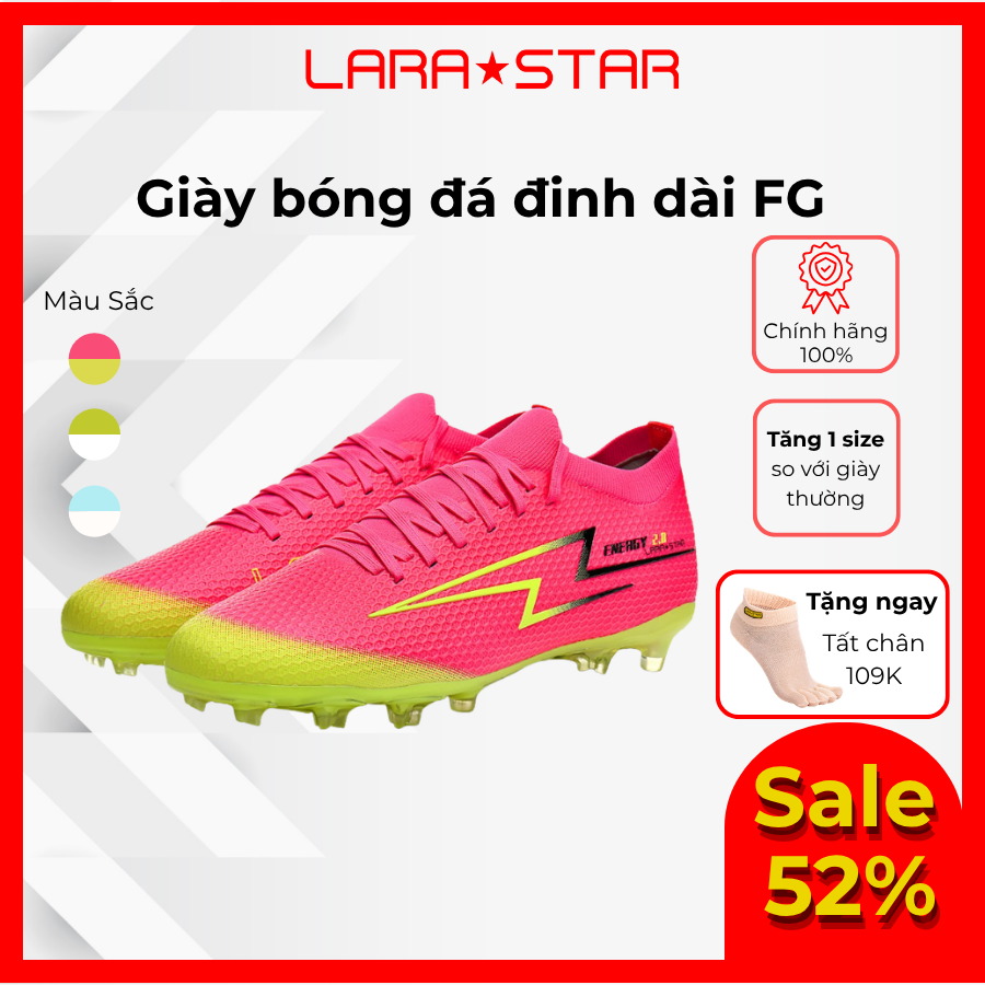  LS1081 - GIÀY BÓNG ĐÁ ĐINH DÀI CAO CẤP 