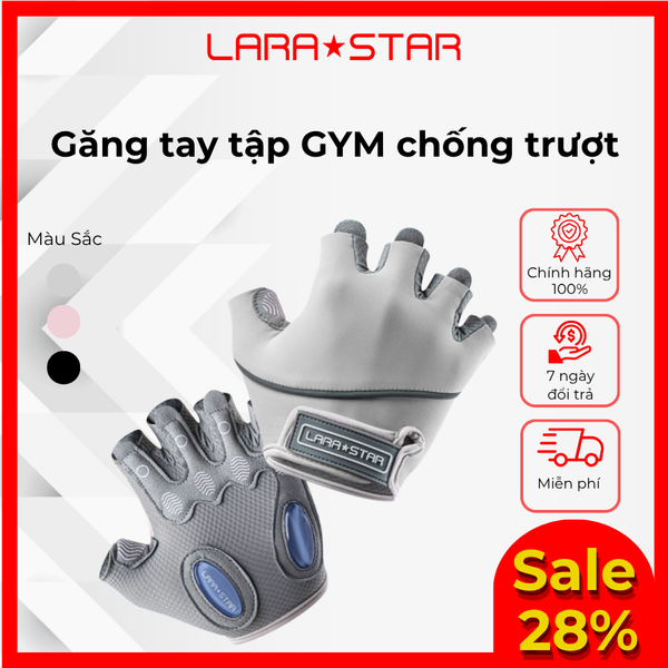  LS0711 - GĂNG TAY TẬP GYM CHỐNG TRƯỢT 