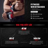  LS0605 - ĐAI QUẤN BẢO VỆ CỔ TAY TẬP GYM - ĐAI MỀM 