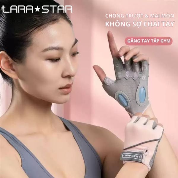  LS0711 - GĂNG TAY TẬP GYM CHỐNG TRƯỢT 