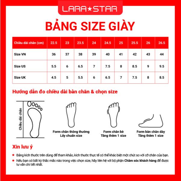  [GIÁ TỐT] Giày Chạy Bộ Thể Thao Lara Star Energy 2.0 LS1037 Siêu Nhẹ,Thoáng Khí, Tấm Đẩy PeBax 