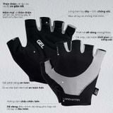  LS0740 - GĂNG TAY ĐẠP XE, TẬP GYM CÓ GEL CHỐNG SỐC 