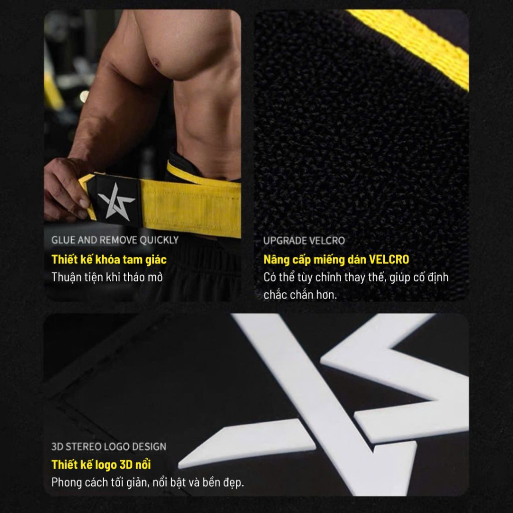  LS0878 - ĐAI LƯNG TẬP GYM CAO SU CHO NGƯỜI MỚI 