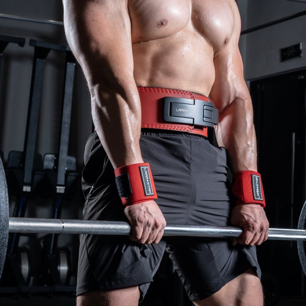  LS0893 - ĐAI LƯNG TẬP GYM KHÓA LẪY DA BÒ NGUYÊN TẤM 